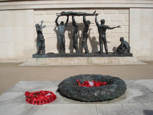 Armed
                    Forces Central Wreath